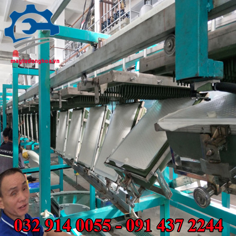 Dây chuyền sản xuất nệm, gối cao su công suất lớn Dây chuyền sản xuất nệm, gối cao su công suất lớn