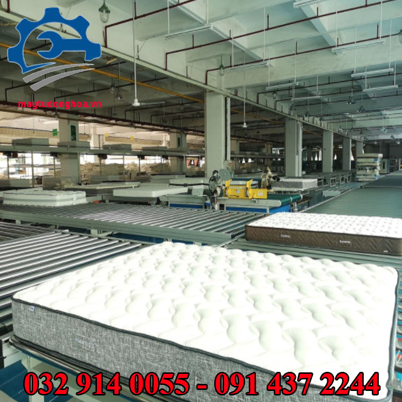 Máy sản xuất nệm cao su chính hãng Máy sản xuất nệm cao su chính hãng