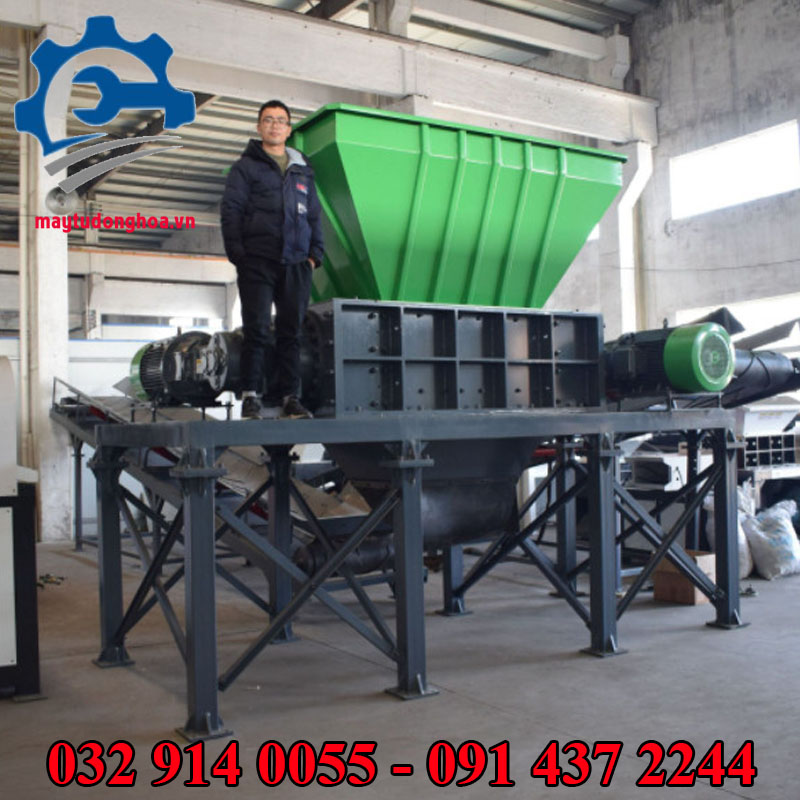 Máy hủy vật liệu cứng công suất lớn