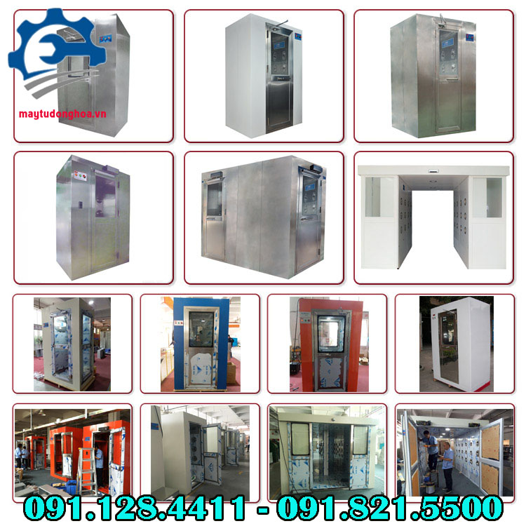 Các loại buồng tắm khí Air Shower khác nhau