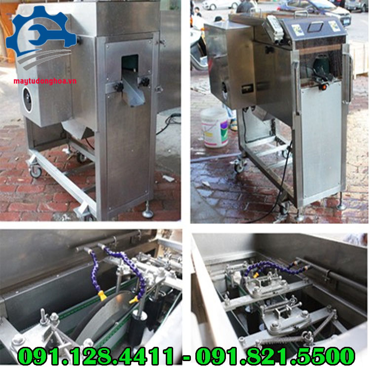 Máy phi lê cá công nghiệp, máy cắt phi lê cá chính hãng, giá rẻ Cấu tạo của máy tách phi lê cá chính hãng, giá rẻ