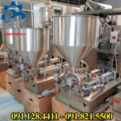 MÁY CHIẾT 2 VÒI BÁN TỰ ĐỘNG, MÁY CHIẾT 2 VÒI 500ML, MÁY CHIẾT MỸ PHẨM