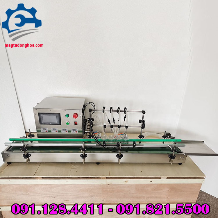 Máy chiết rót định lượng tự động mini, máy chiết rót tinh dầu mini Máy chiết rót tinh dầu tự động mini