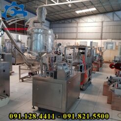 Máy chiết tuýp kem, máy chiết rót và hàn đáy tuýp mỹ phẩm