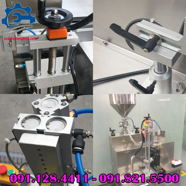 Cấu tạo của máy chiết rót hàn tuýp nhựa mini