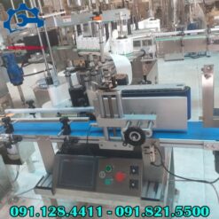 Máy dán nhãn chai tròn tự động mini, máy dán decal chai tròn giá rẻ