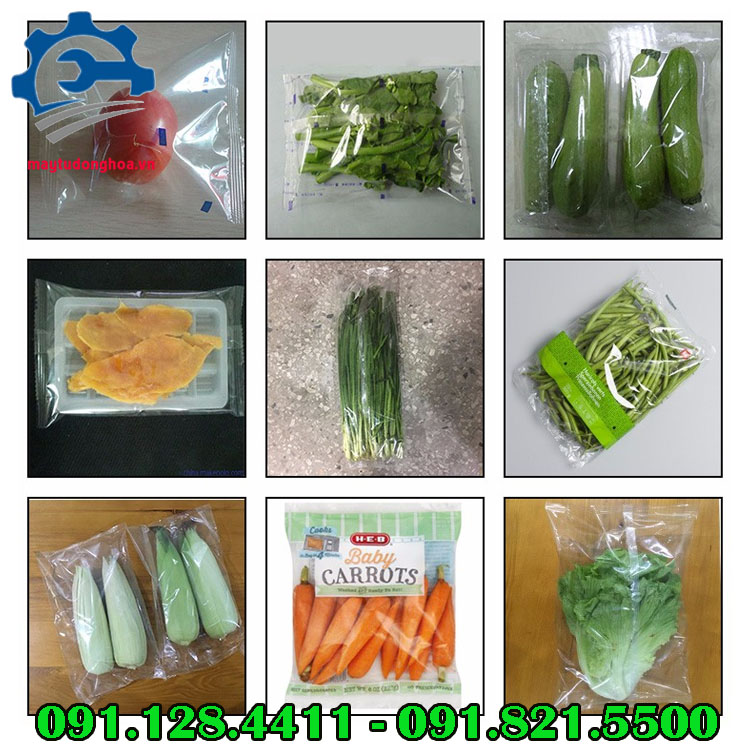 Máy đóng gói nằm ngang, máy đóng gói bánh kẹo, thực phẩm các loại Thành phẩm được đóng gói bởi máy đóng gói nằm ngang