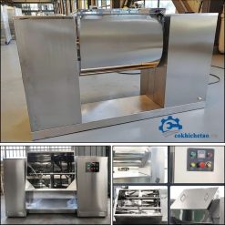 Máy trộn nằm ngang, máy trộn nguyên liệu, bồn trộn bột nằm ngang