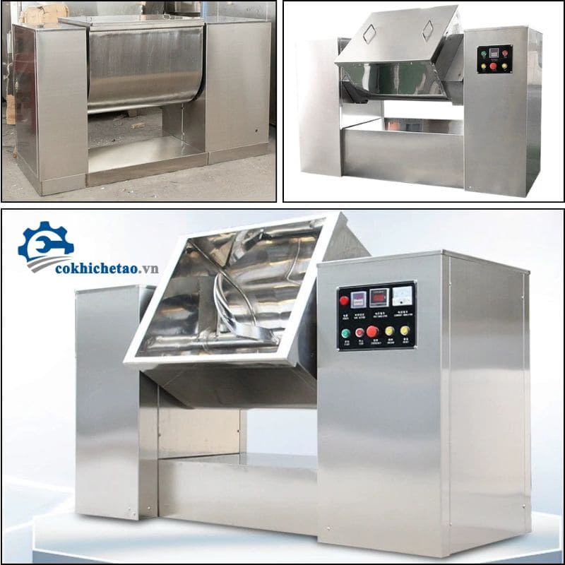 máy trộn nằm ngang 