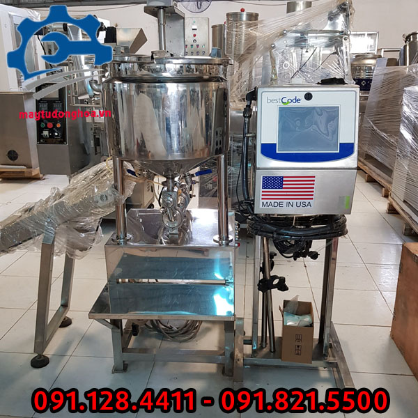 Máy chiết rót mỹ phẩm có gia nhiệt