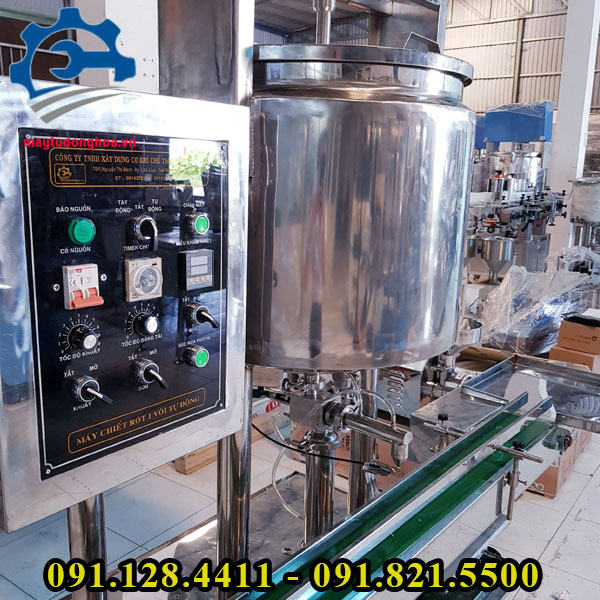 Máy chiết rót mỹ phẩm tự động 1 vòi Máy chiết rót mỹ phẩm tự động 1 vòi