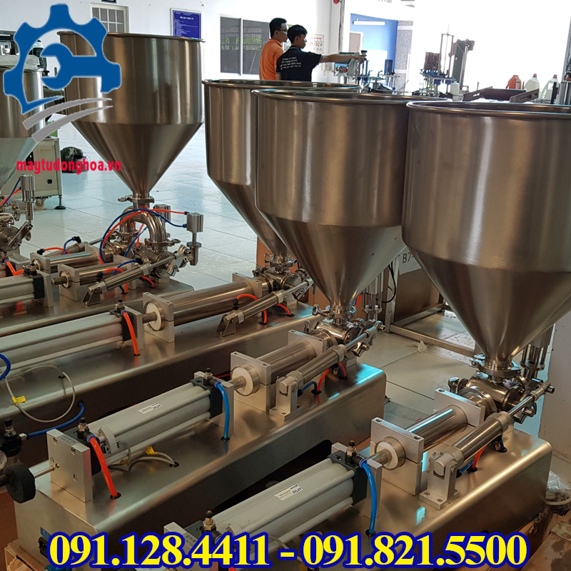 MÁY CHIẾT 2 VÒI BÁN TỰ ĐỘNG, MÁY CHIẾT 2 VÒI 500ML, MÁY CHIẾT MỸ PHẨM