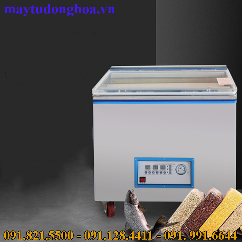 Máy hút chân không gạo, máy đóng gói túi định hình may hut chan khong