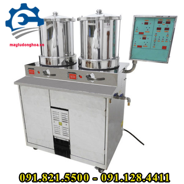 Máy sắc thuốc đóng túi 2 nồi, tự động, năng suất cao máy sắc thuốc 2 nồi