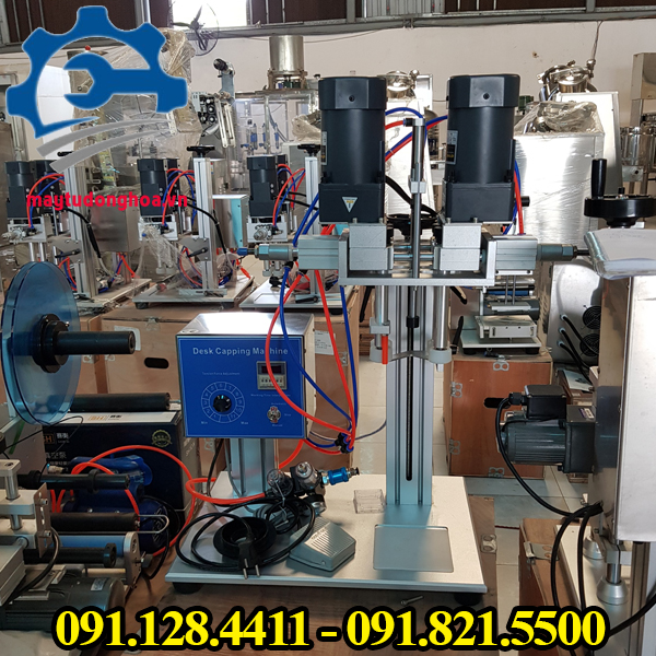 MÁY ĐÓNG NẮP CHAI 2 MOTOR, MÁY ĐÓNG NẮP CHAI BÁN TỰ ĐỘNG MÁY ĐÓNG NẮP CHAI 2 MOTOR, MÁY ĐÓNG NẮP CHAI BÁN TỰ ĐỘNG