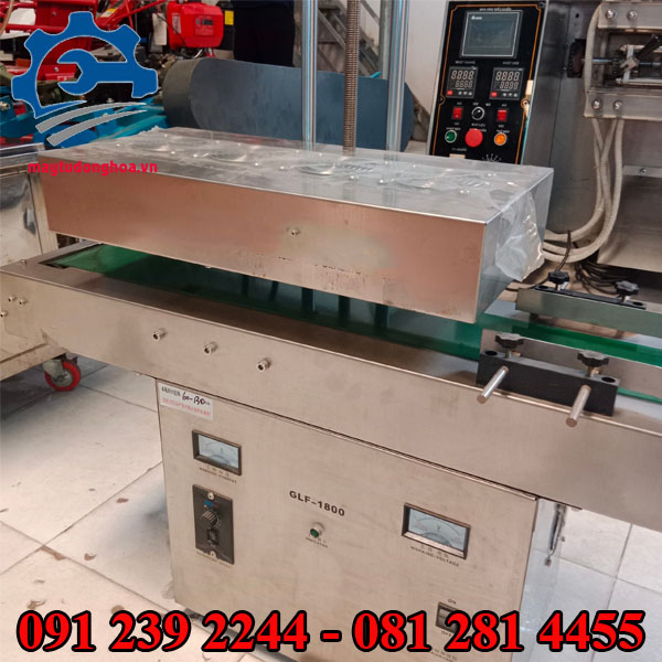Máy ép màng seal nhôm hũ nhựa tốc độ cao