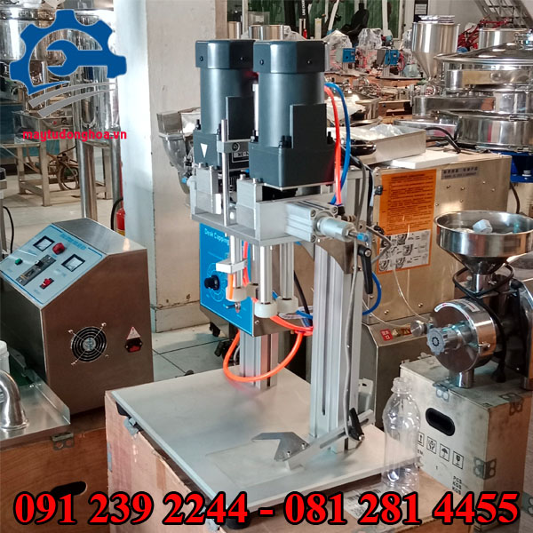 Máy đóng nắp chai pet 2 motor
