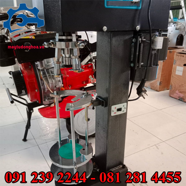 Máy đóng nắp nhôm chai rượu giá rẻ