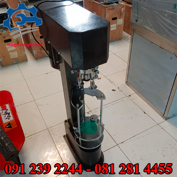 Máy đóng nắp chai thủy tinh bán tự động