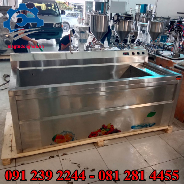 Máy rửa nguyên liệu thực phẩm inox 304