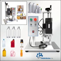 máy siết nắp chai hũ thủy tinh
