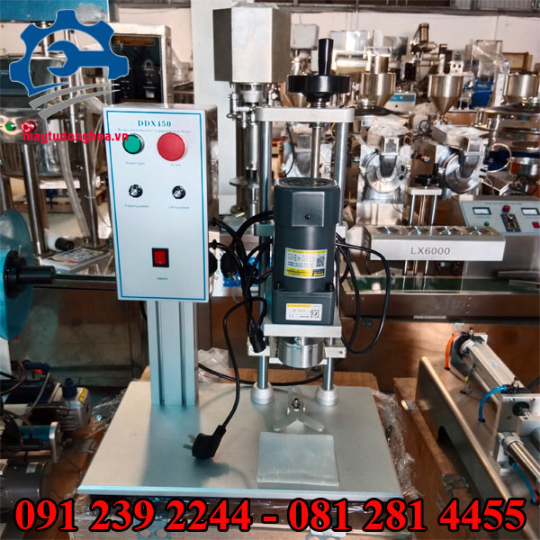 Máy siết nắp hũ thủy tinh giá rẻ