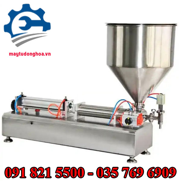 Máy chiết rót sữa rửa mặt bán tự động