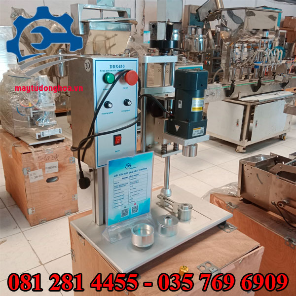 Máy đóng nắp chai pet 1 motor