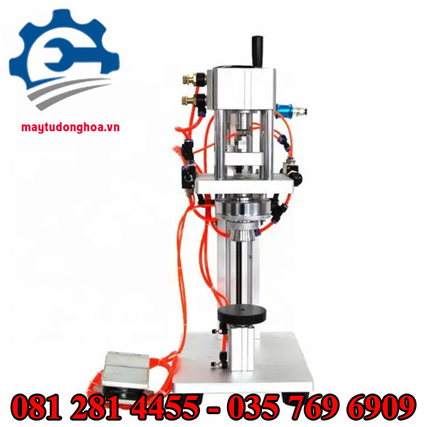 Máy siết nắp hũ thủy tinh chai nước hoa