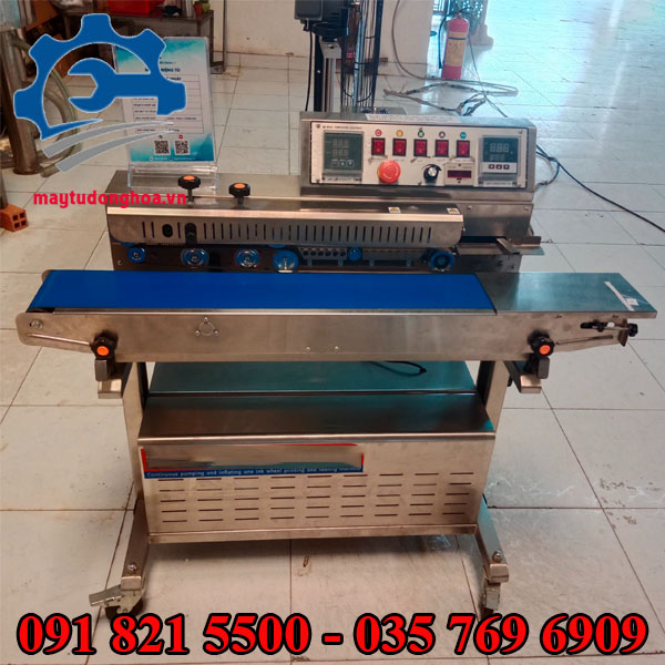 Máy hàn miệng túi có thổi khí giá rẻ