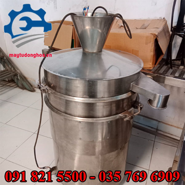 Máy sàng rung bột mì loại nhỏ 1 lớp lưới