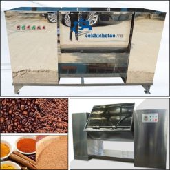 máy trộn bột nằm ngang