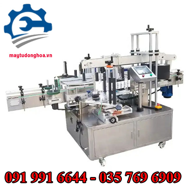 Máy dán nhãn 2 mặt chính hãng