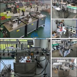 máy dán nhãn chai lọ tròn