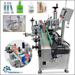 máy dán nhãn decal chai tròn