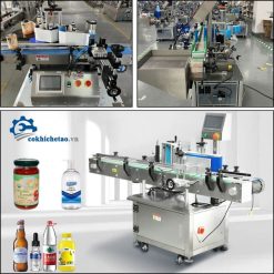 máy dán nhãn decal chai tròn