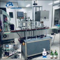 máy dán nhãn decal chai tròn