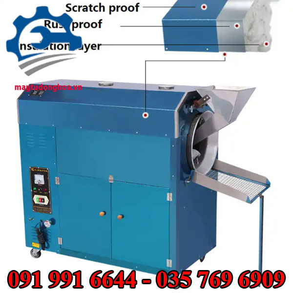 Máy rang các loại hạt bằng điện