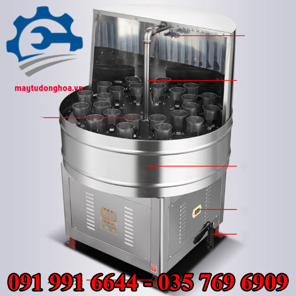 Máy rửa chai lọ 30 vòi bán tự động