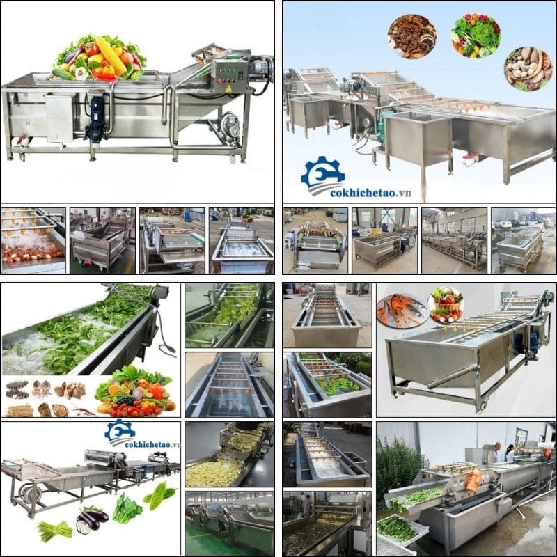 máy rửa rau công nghiệp