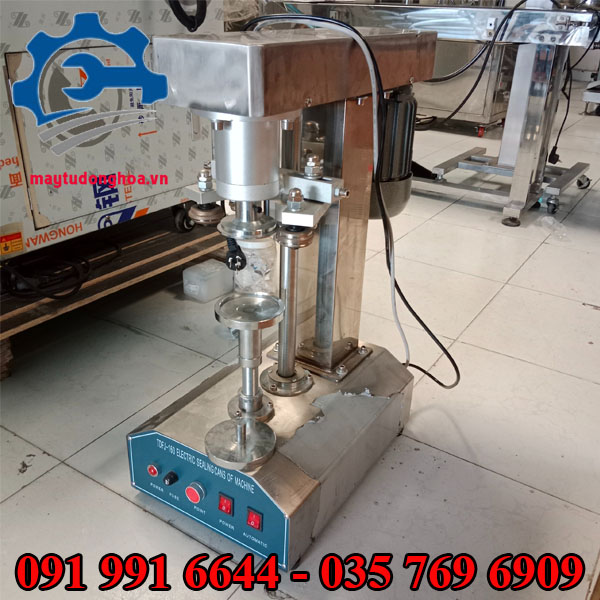 Máy viền mí nắp nhôm chính hãng
