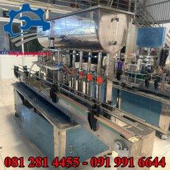 Máy Chiết Rót Hóa Chất - Máy Chiết Rót Kem Tự Động 4 Vòi