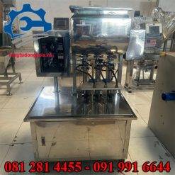 Máy chiết rót hóa chất bán tự động